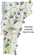 Unsolved Homicide map 