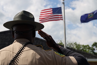 Exantus Saluting