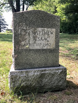Matthew Isaac headstone
