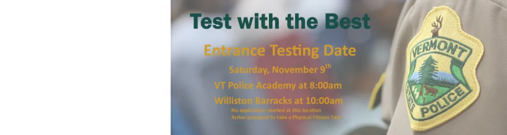 Upcoming test date