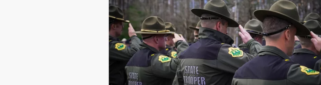 Command Staff Salute 118th Graduation